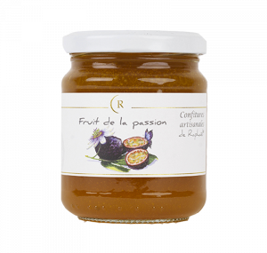 Confiture passion riche en fruit fabriqué de manière artisanale